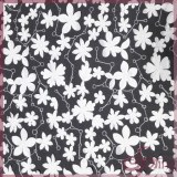 Mesh embroidery flower lace fabric, 3D applique lace fabric