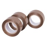 Self Adhesive Tape With Strong Adhesive Of Clear Yellowish Brown For Carton Sealing