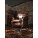 Retro Leather Vintage Single Cushion Full Grain Leather Sofa Manufacturers