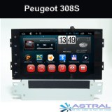 2 Din Quad Core Car Radio for Peugeot 308S Car DVD Player GPS Navigation with BT TV CD...