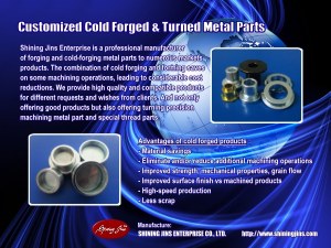 Custom fasteners and rivets - Cold Forged precision metal parts made in Taiwan