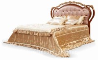 Beds neo classical bed king bed royal luxury bed solid wood bed supplier FB-128