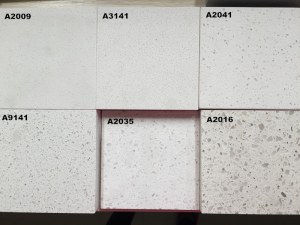 Fine Grain White Corian Stone for Pre-Fabricated Tops
