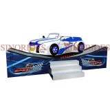 Amusement Park Play Car Racing Games Mini Electric Single Track Flying Car For Kids