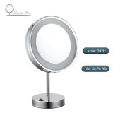 Free Standing Round Light Mirror