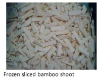 Frozen bamboo shoot