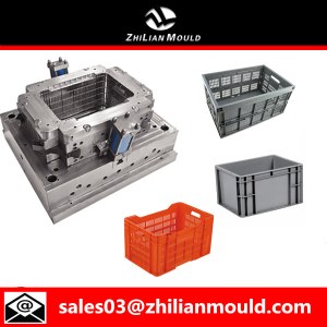 Plastic injection crate mould with high quality