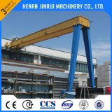 16 ton semi- gantry crane half door crane with double girder