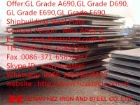 Offer:GL Grade A690,GL Grade D690,GL Grade E690,GL Grade F690,Shipbuilding Steel Plate