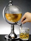 BARRAID Amazing Large 3500 ml Globe Shape Liquor Dispenser Capacity 3.5 litres