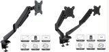 Dual aluminum monitor bracket