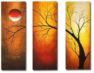 High quality group canvas painting, new desgin, GPL014
