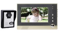 7 inch color LCD video door phone doorbell intercom