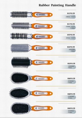 Rubber painting handle- hair brush