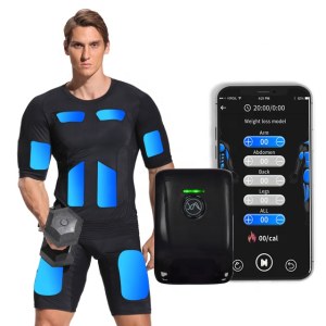 Professional wireless electrostimulation suit