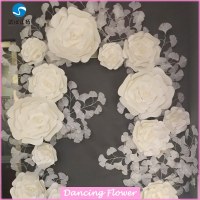 Customized handmade paper flower wall