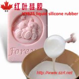 Liquid pad printing silicone rubber