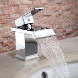 CENTERSET CONTEMPORARY TWO SPOUTS KITCHEN TAP(CHROME FINISH)