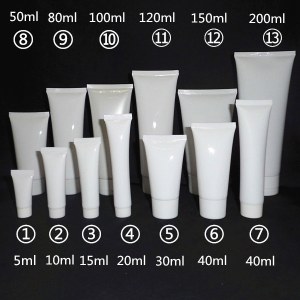 Soft tube, cosmetic tube, flexible tube, empty plastic tube