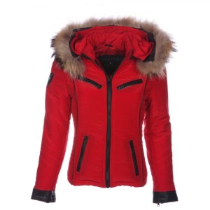 Angelina Red Textile Jacket USI-9601-C