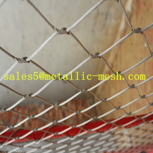 Stainless steel wire cable mesh net fence