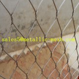 Stainless steel wire rope mesh net fence