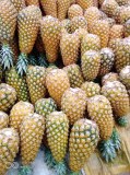 Sale of pineapple