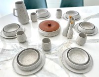 Tableware in super matte stoneware