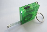 Tape Measure with LED light,1m/3ft promotional measuring tape keychain