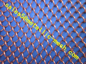 Metal curtain net