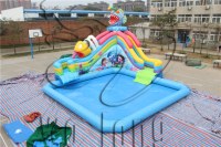 2015 kids aqua water park inflatable floating water park on sale !!!