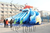Hot sale best quality ocean park inflatable water pool slide on sale !!!