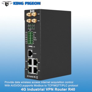 R40 dual sim 4g industrial openvpn router