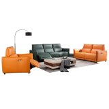 Italian Leather Sofa Italian Living Room Combination Sofa Space Capsule Electric Functi...