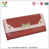 Made in China woman leather long wallet