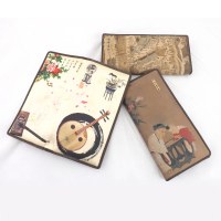 Silk Wallet with Famous Painting Print