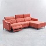 Italian Minimalist Living Room Combination Fabric Sofa Three-Seat High-Quality L-Shaped...