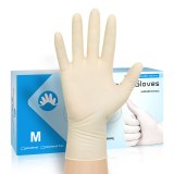 Disposable latex powder-free gloves