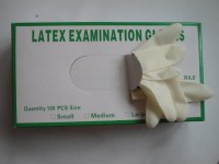 Latex examinations gloves