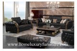 Leather sofa classical sofa sets black leather sofas wooden living room furniture TI-003