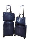 Leather Suitcase Business Leather Trolley Case Male Universal Wheel Female Suitcase Boa...