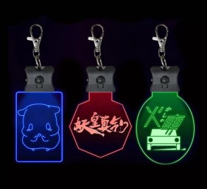 LED Light Custom Acrylic Keychain
