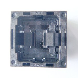 LGA52 Socket Open Top Structure IC Test Socket Burn-in Socket Size 1418mm Programmin...