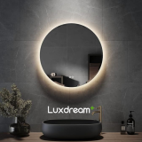 Round PC Frame Lighting Mirror for Bathroom - Hangzhou Luxdream Industry Co., Ltd.