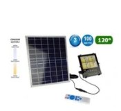 Projecteur LED solaire - Série AJUST - Couleur éclairage AJUSTABLE - 100 Watts - 9000...