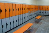 Compact grade laminate gym lockers and cubicles