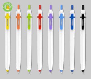 Best selling plastic promotional advertising logo pens