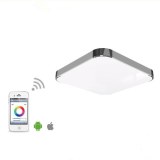 Smartphone controlled LED ceiling lights with Bluetooth music and color changeable