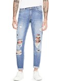 4 JEANS TAPERED DESTROY GUESS HOMME