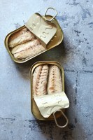 Canned sardines